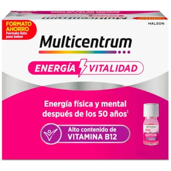 Multicentrum Energía y Vitalidad +50 Años 15 Frascos nuevo diseño