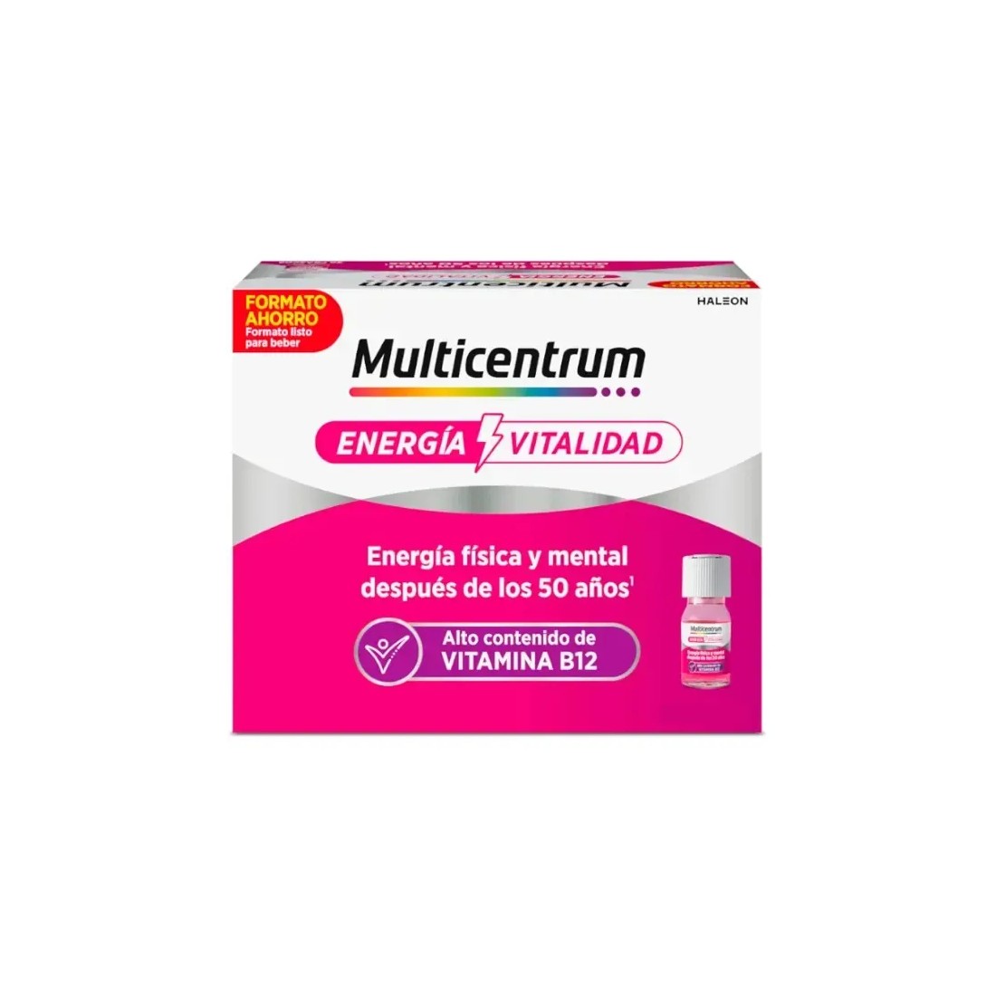 Multicentrum Energía y Vitalidad +50 Años 15 Frascos nuevo diseño
