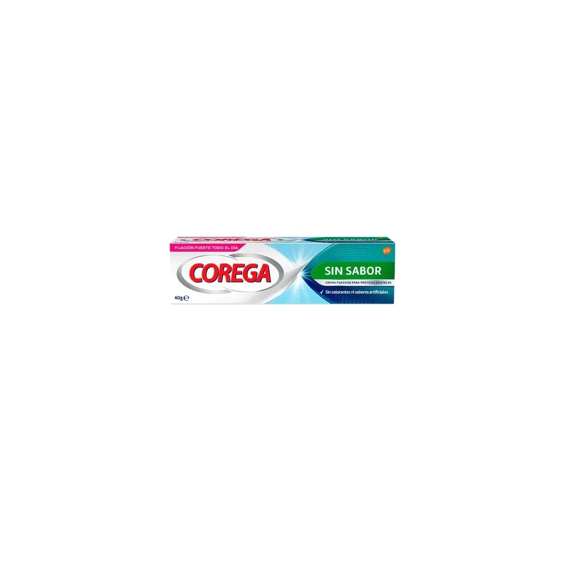 Corega Sin Sabor Crema Fijadora Prótesis Extra Fuerte 40gr