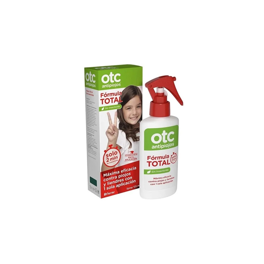 Comprar OTC Antipiojos Fórmula Total Spray 125 Ml + Lendrera | MasParafarmacia