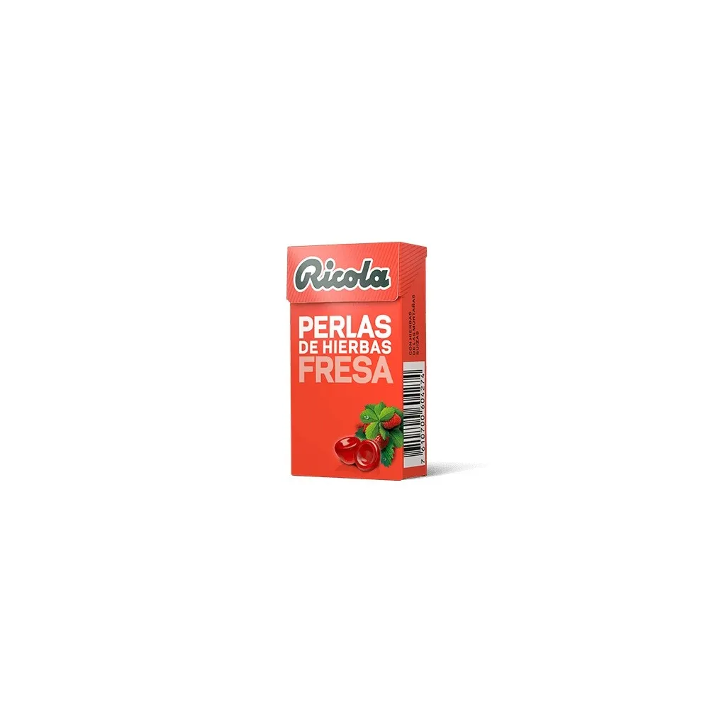Ricola Perlas Hierbas Fresa 25 Gr