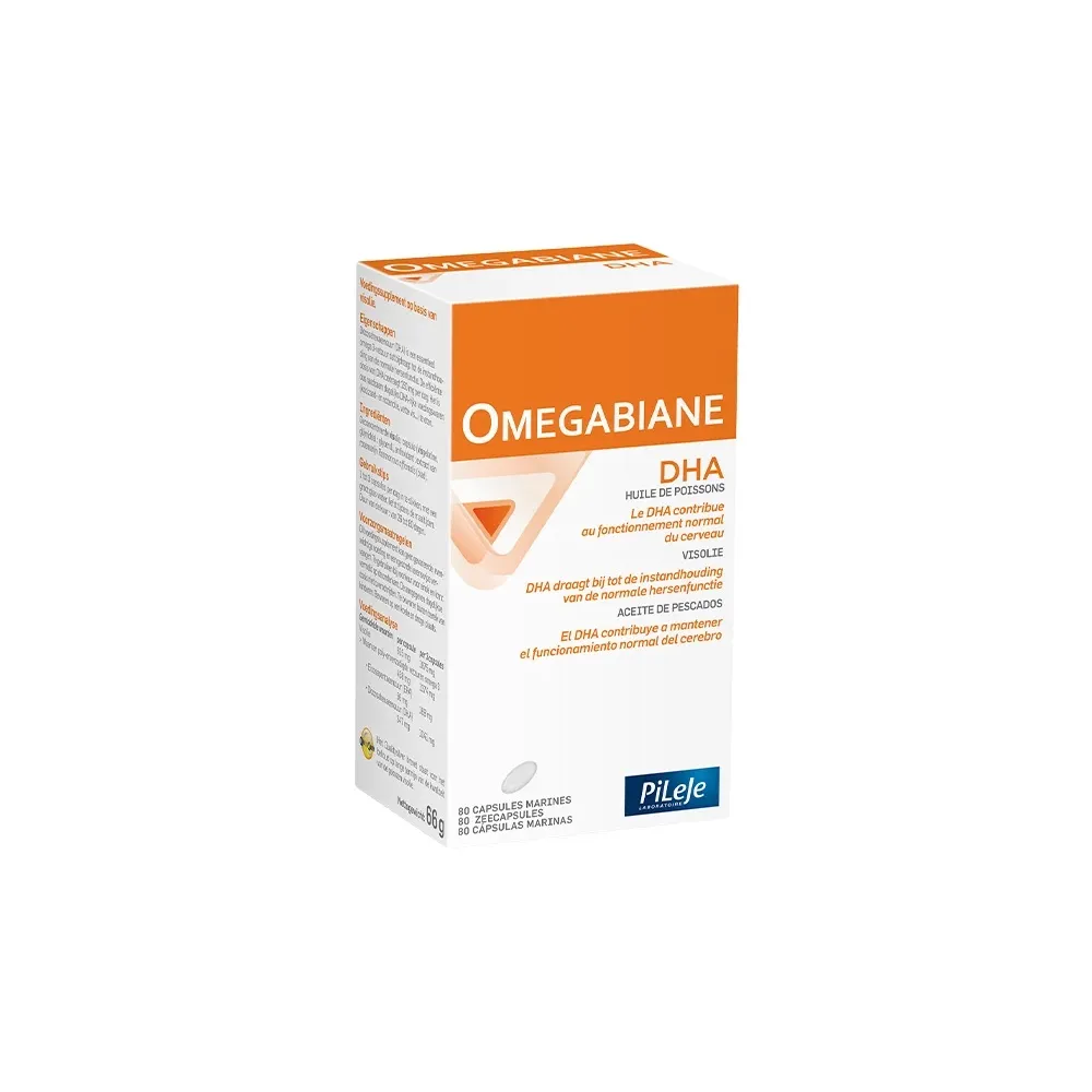 Pileje Omegabiane DHA 80 Cápsulas