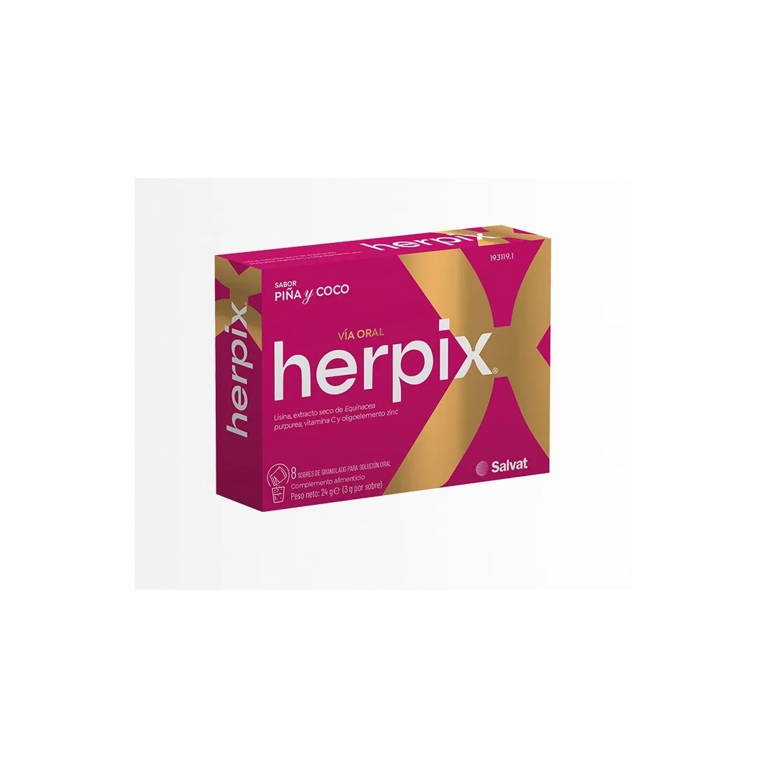 Herpix Sabor Piña y Coco 8 Sobres