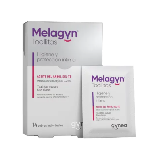 MasParafarmacia: Compra Melagyn Higiene Íntima Toallitas 14 Sobres Individuales