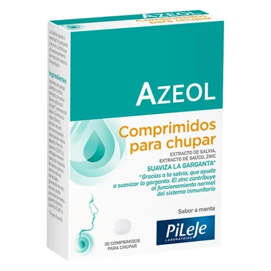 Pileje Azeol Garganta 30 Comprimidos Para Chupar