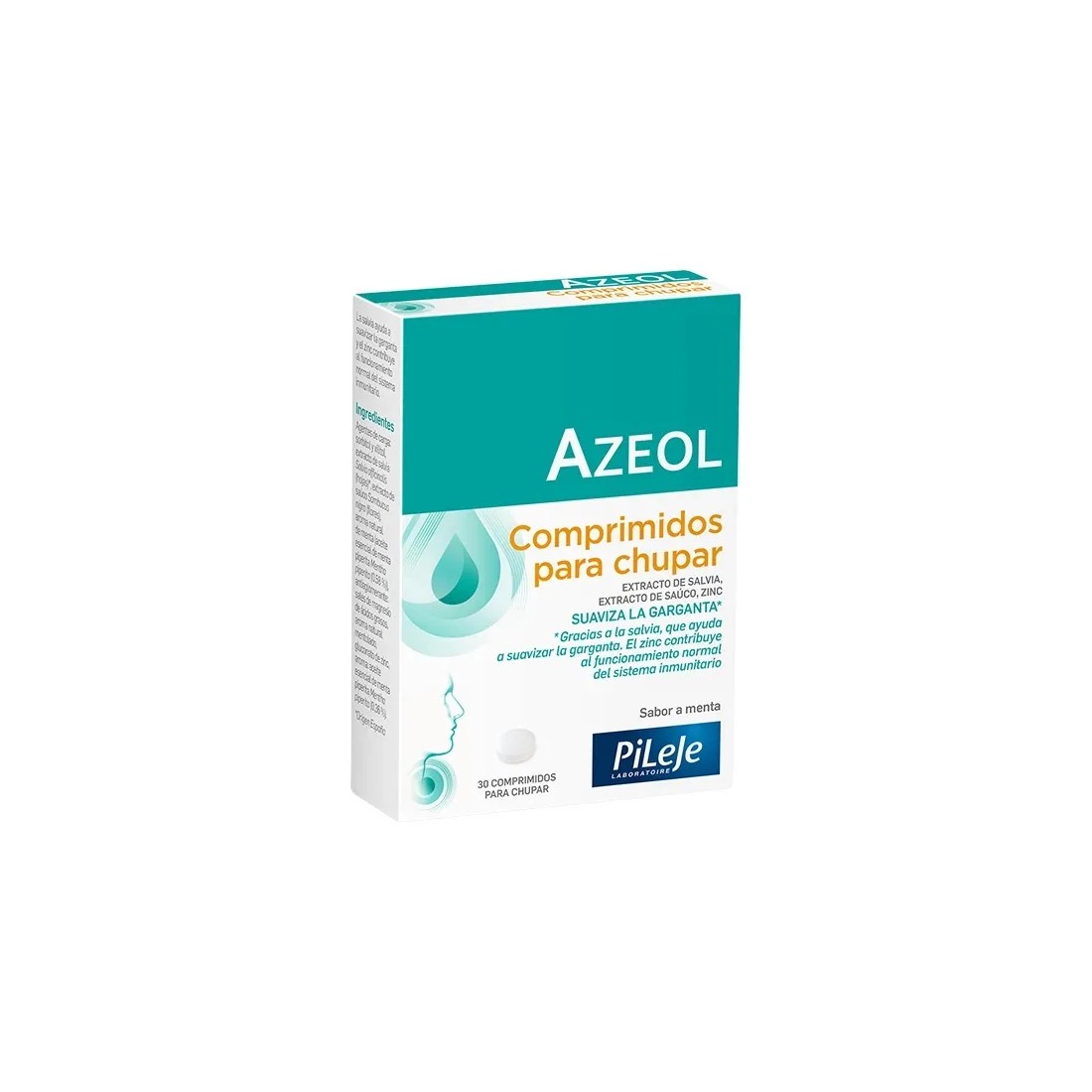 Pileje Azeol Garganta 30 Comprimidos Para Chupar