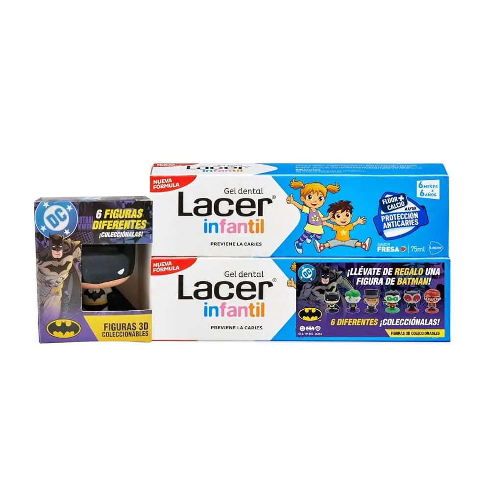 Compra Lacer Infantil DUPLO Gel Dentífrico Fresa 2x75ml *PACK REGALO* | Masparafarmacia