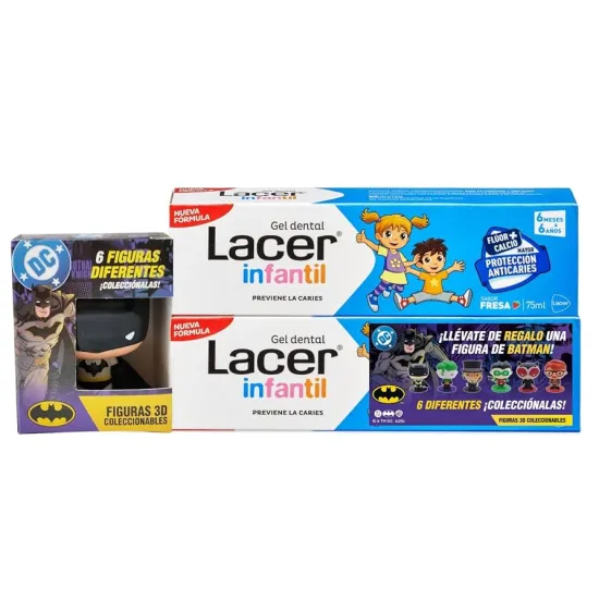 Compra Lacer Infantil DUPLO Gel Dentífrico Fresa 2x75ml *PACK REGALO* | Masparafarmacia