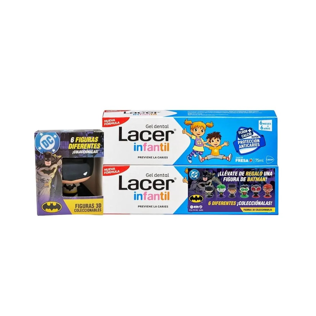 Compra Lacer Infantil DUPLO Gel Dentífrico Fresa 2x75ml *PACK REGALO* | Masparafarmacia