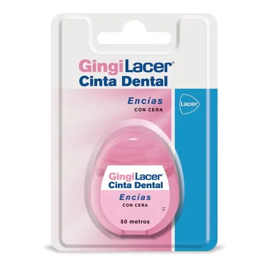 Lacer Gingilacer Cinta Dental Encías Con Cera 50m