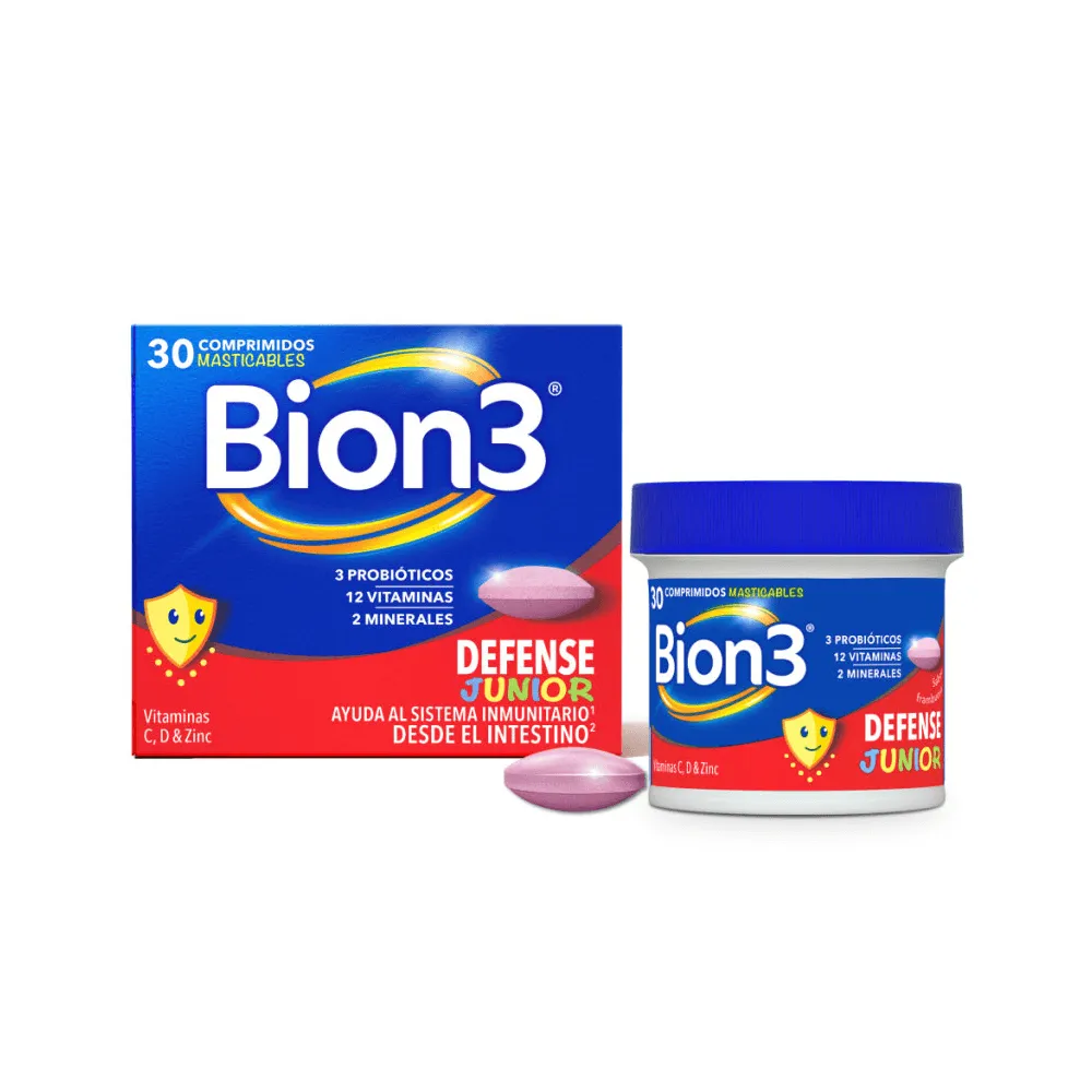 Bion3 Defense JUNIOR 30 Comprimidos Masticables