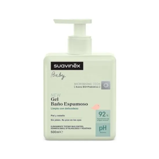 Compra Suavinex Gel Baño Espumoso 500 Ml al mejor precio | Más Parafarmacia