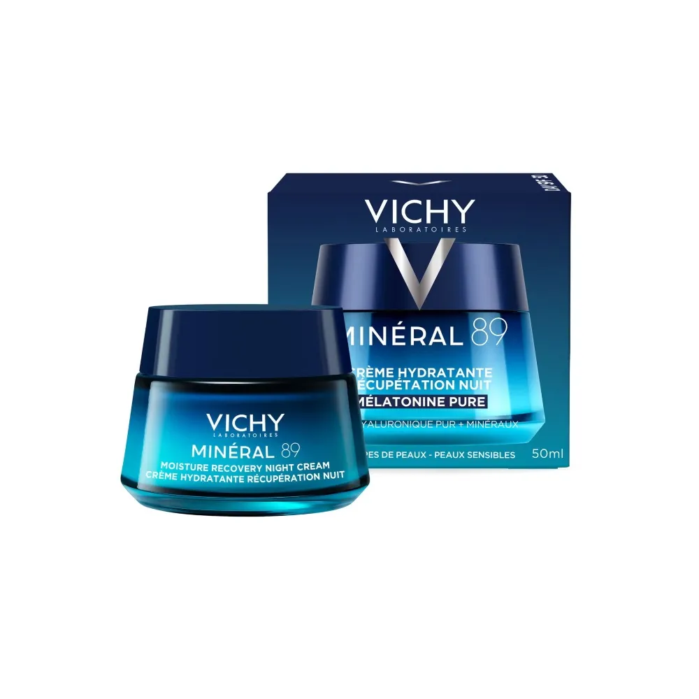 Vichy Mineral 89 Crema Hidratante Recuperadora Noche 50 Ml