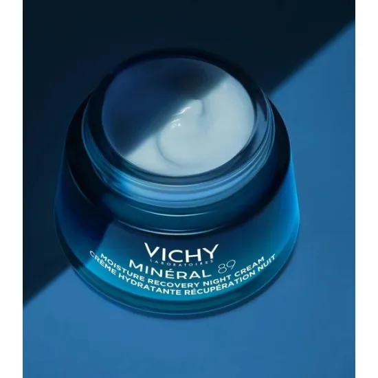 Vichy Mineral 89 Crema Hidratante Recuperadora Noche 50 Ml textura