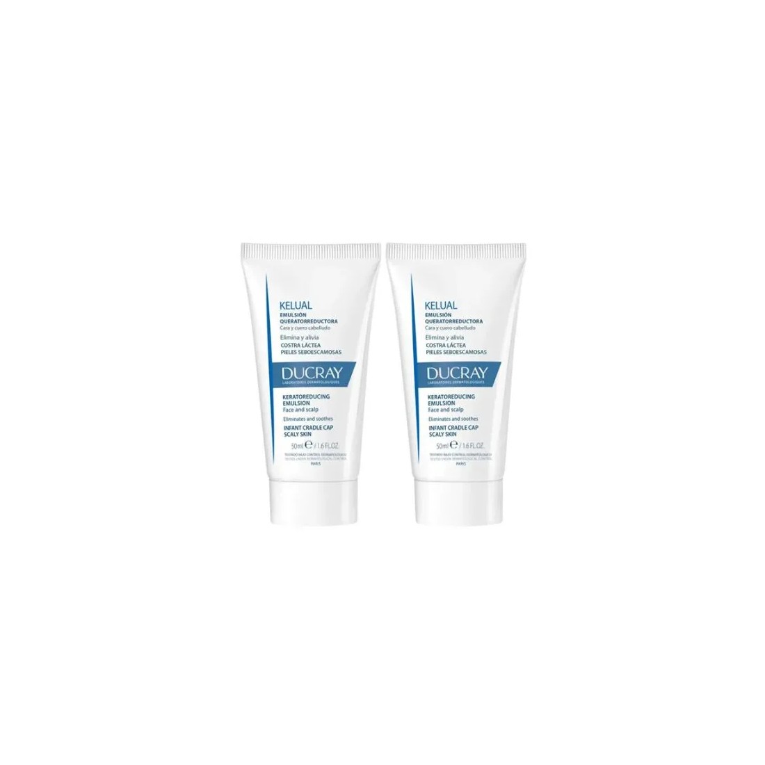 Ducray Kelual DUPLO Emulsión Queratorreductora Costra Láctea 2x50 ml
