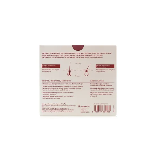 Iraltone Hair Efflu Booster Bebible 30 Chupitos Diarios reverso
