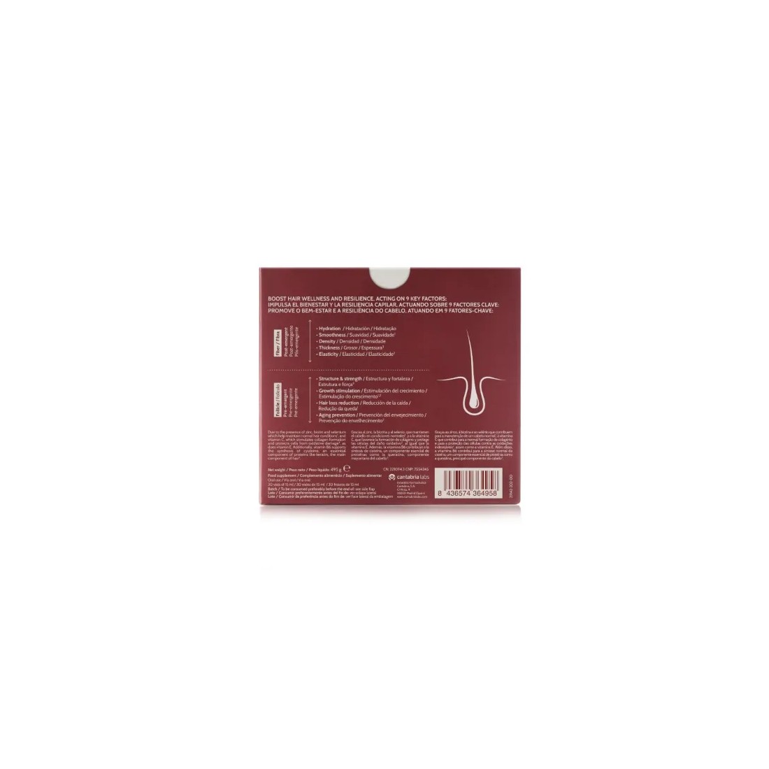MasParafarmacia: Comprar Iraltone Hair Resilience Booster Bebible 30 Chupitos Diarios