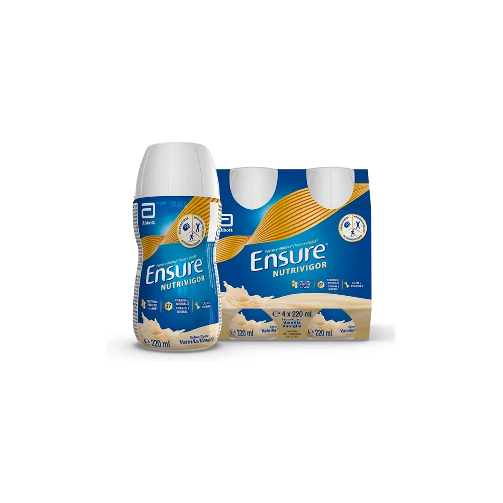 MasParafarmacia: Comprar Ensure NutriVigor Batidos de Vainilla 4X220 ml