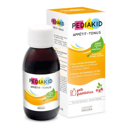 Pediakid Jarabe Apetito-Tono Sabor Frambuesa 125 Ml