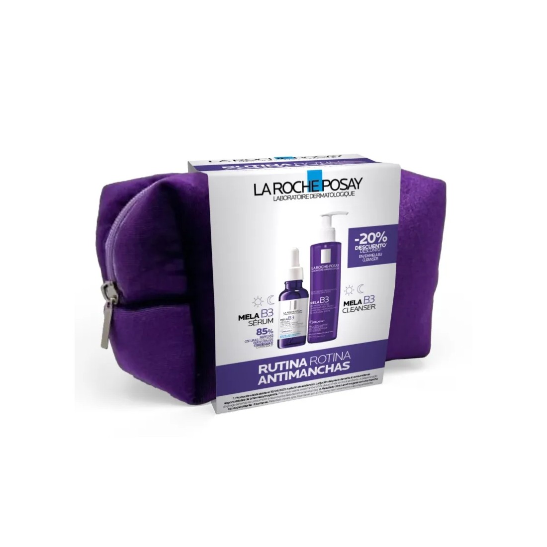 La Roche Posay Sérum Mela B3 50 Ml + Limpiador + Neceser Regalo