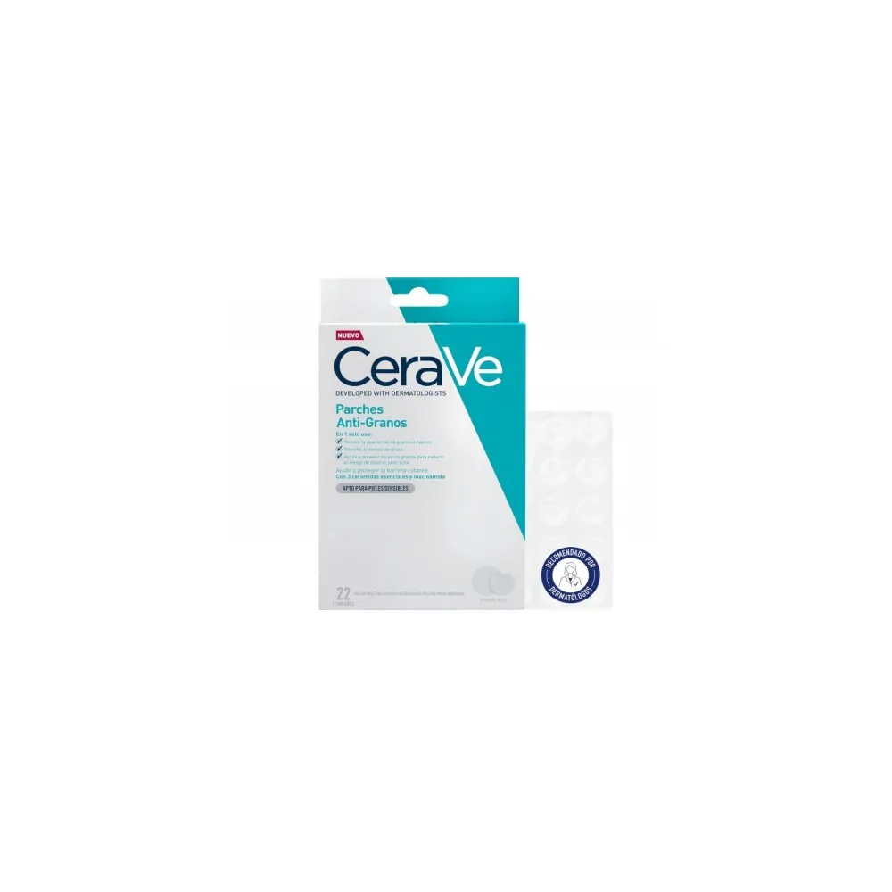 MasParafarmacia: Cerave Parches Finos Anti Granos Control Imperfecciones 22 Unidades