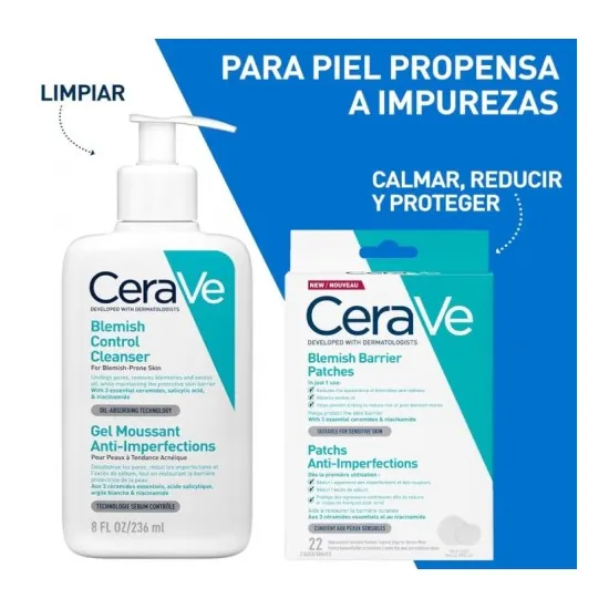 Cerave Parches Finos Control Imperfecciones 22 Unidades beneficios