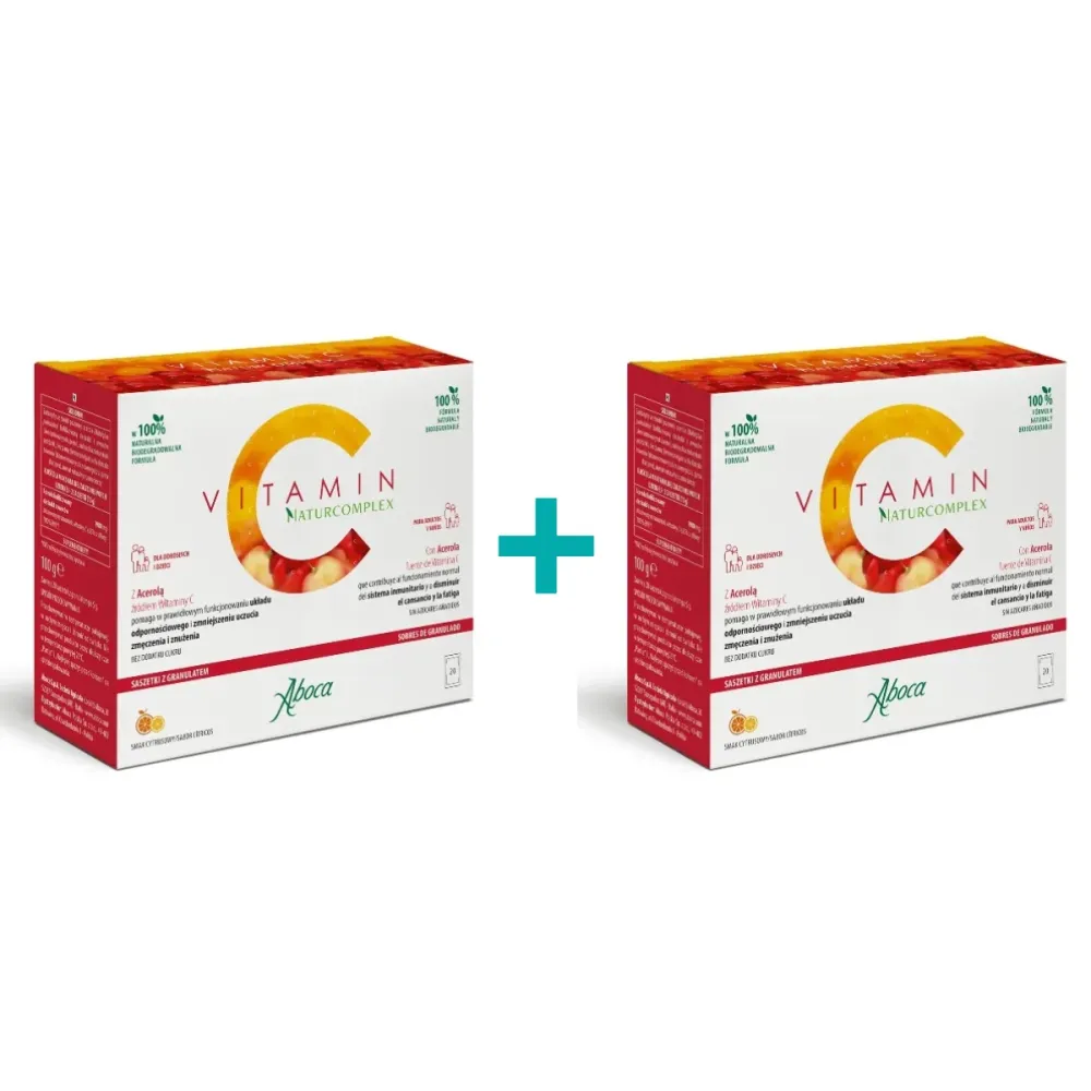 Aboca Vitamin C Naturcomplex DUPLO 2x20 sobres 5g | Masparfarmacia