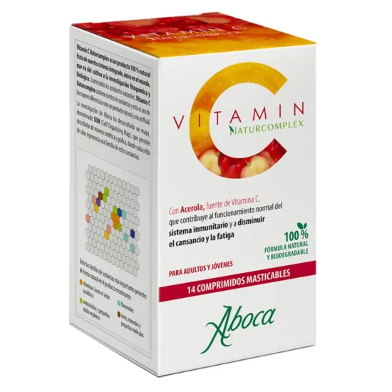Aboca Vitamin C Naturcomplex 14 Comprimidos Masticables | Masparfarmacia