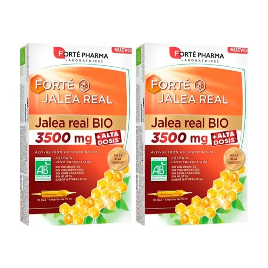 Forte Pharma Jalea Real Bio 3500mg DUPLO 2x10 Ampollas 15Ml