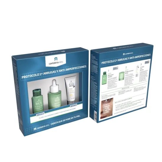 Biretix PACK REGALO Double Correction Sérum 30 Ml + Oil Control Solution + Acnimat