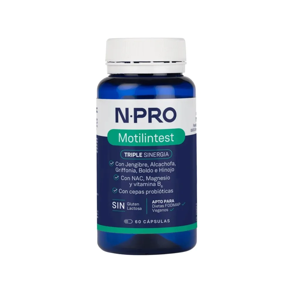 NPRO Motilintest 60 Cápsulas | Comprar Online al Mejor Precio | MasParafarmacia.com