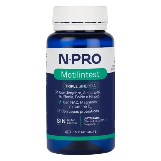 NPRO Motilintest 60 Cápsulas | Comprar Online al Mejor Precio | MasParafarmacia.com