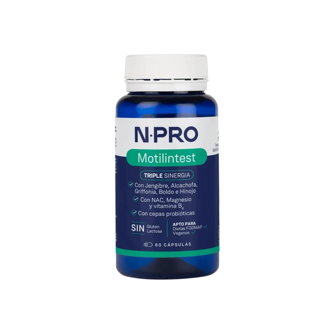 NPRO Motilintest 60 Cápsulas | Comprar Online al Mejor Precio | MasParafarmacia.com