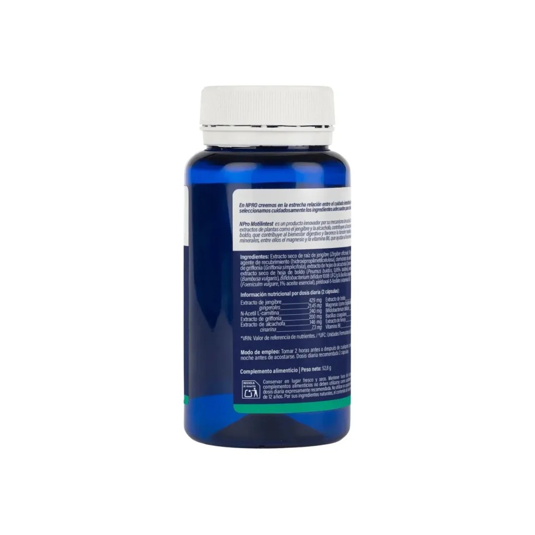 NPRO Motilintest 60 Cápsulas | Comprar Online al Mejor Precio | MasParafarmacia.com