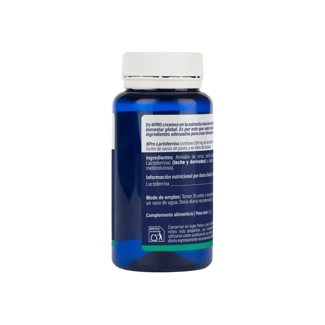 MasParafarmacia: Comprar NPRO Lactoferrina 60 Cápsulas
