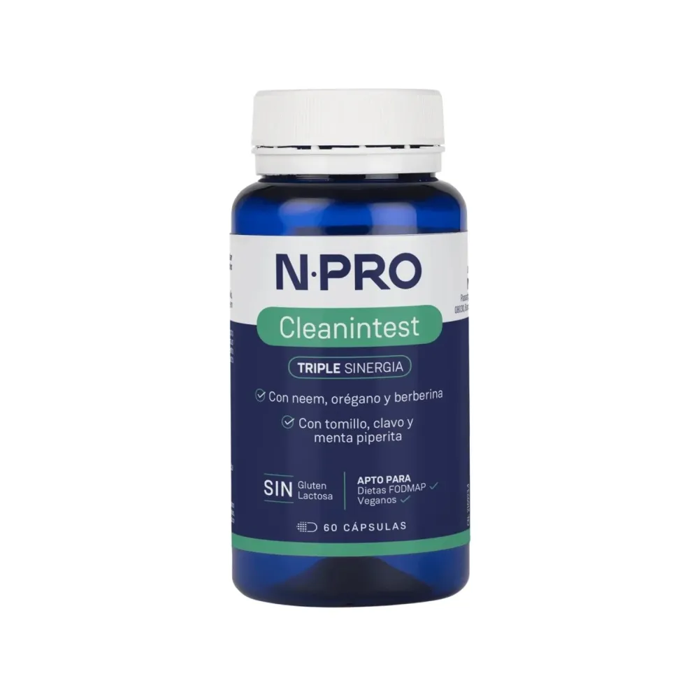 NPRO Cleanintest 60 Cápsulas