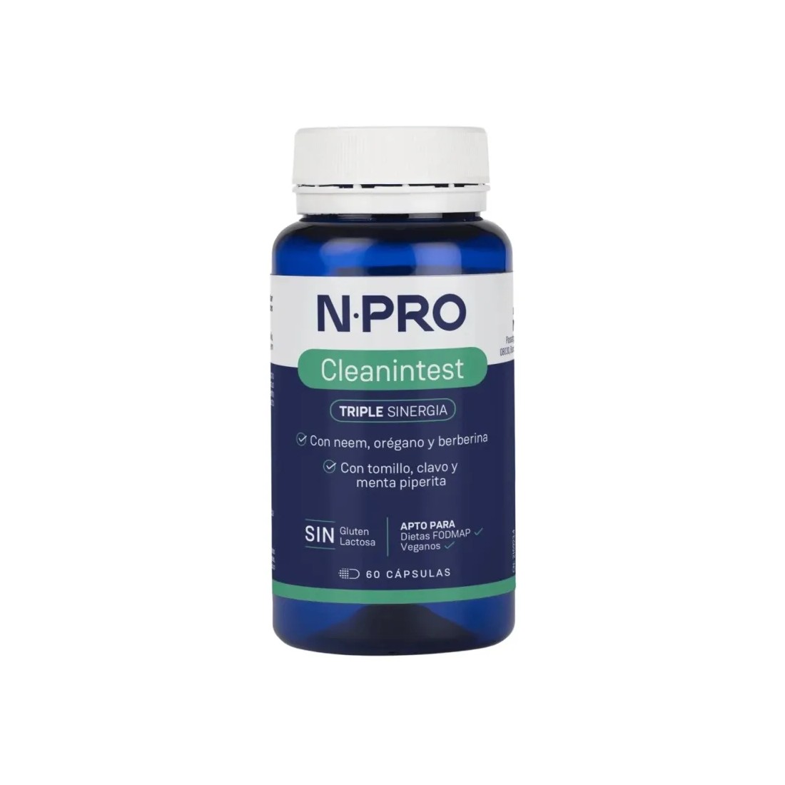 NPRO Cleanintest 60 Cápsulas