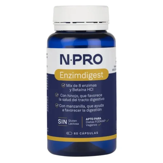 MasParafarmacia: Comprar NPRO Enzimdigest 60 Cápsulas