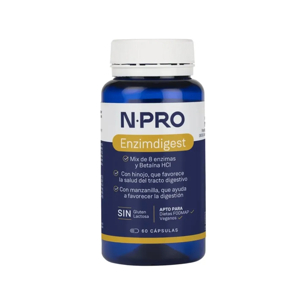 MasParafarmacia: Comprar NPRO Enzimdigest 60 Cápsulas
