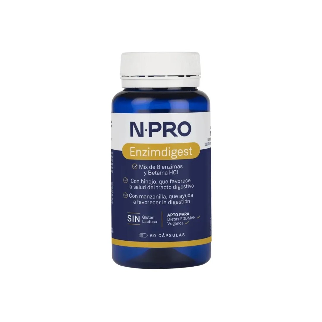 MasParafarmacia: Comprar NPRO Enzimdigest 60 Cápsulas