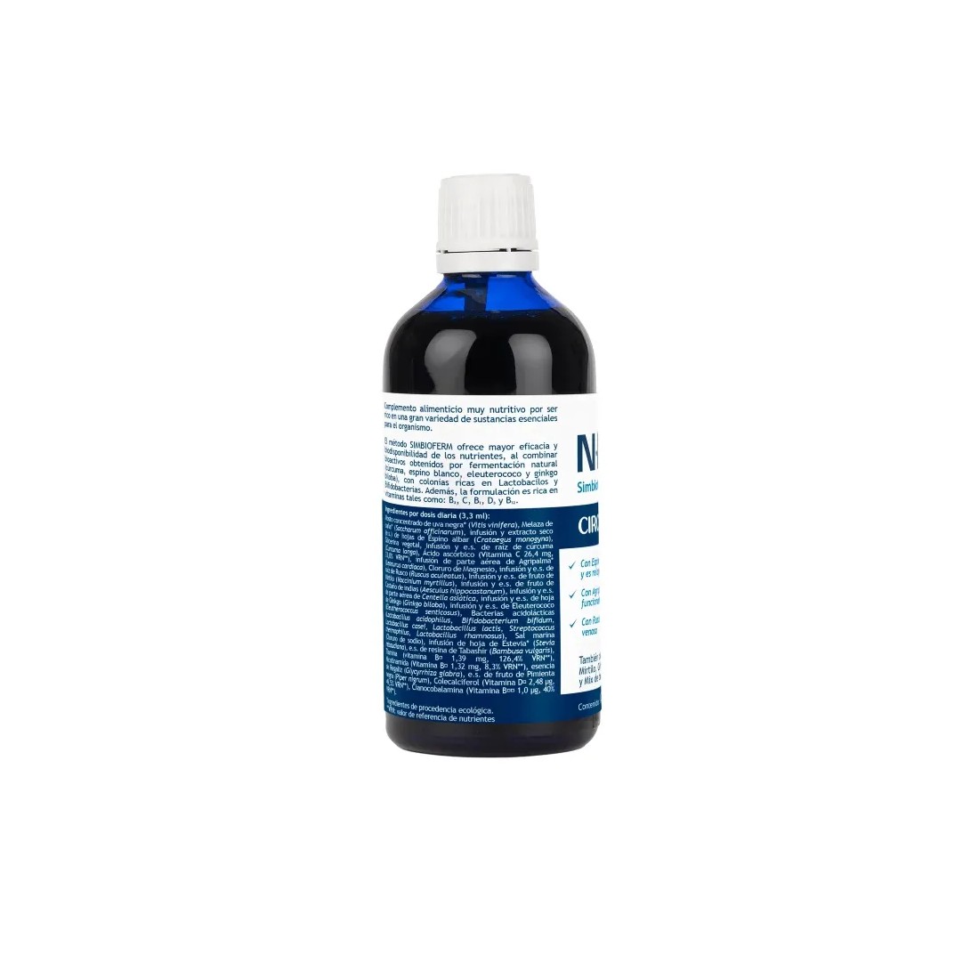 NPRO Circulación Simbiotics 100 Ml reverso