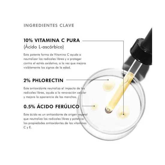 SkinCeuticals Phloretin CF Sérum Vitamina 30 ml propiedades