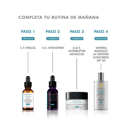 SkinCeuticals AGE Interrumpter Advanced Crema Antiarrugas 48 ml rutina