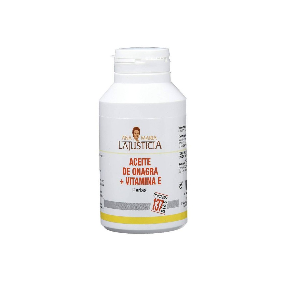 Compra Ana Maria LaJusticia Aceite De Onagra + Vitamina E 275 Perlas al mejor precio | Más Parafarmacia