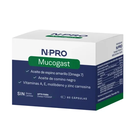 NPRO Mucogast 60 Cápsulas