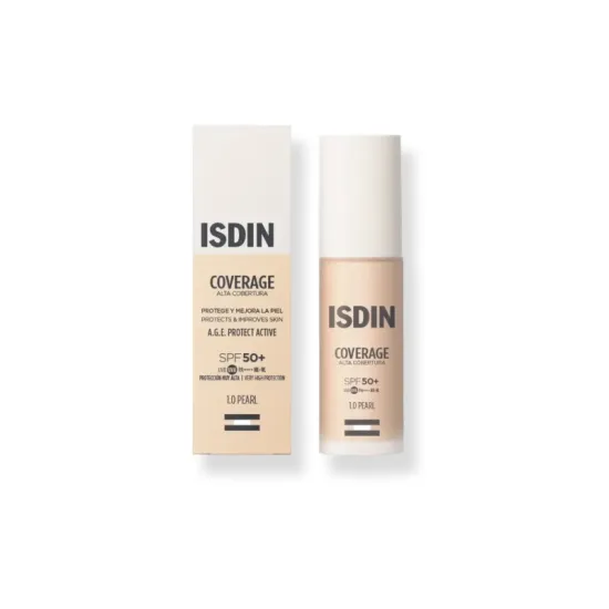 Compra Isdin Coverage Alta Cobertura SPF50+ Color Pearl 30 Gr al mejor precio | Más Parafarmacia