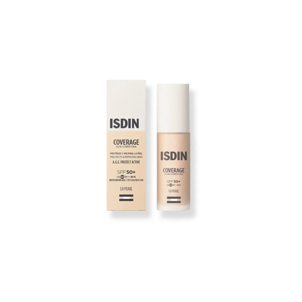 Compra Isdin Coverage Alta Cobertura SPF50+ Color Pearl 30 Gr al mejor precio | Más Parafarmacia
