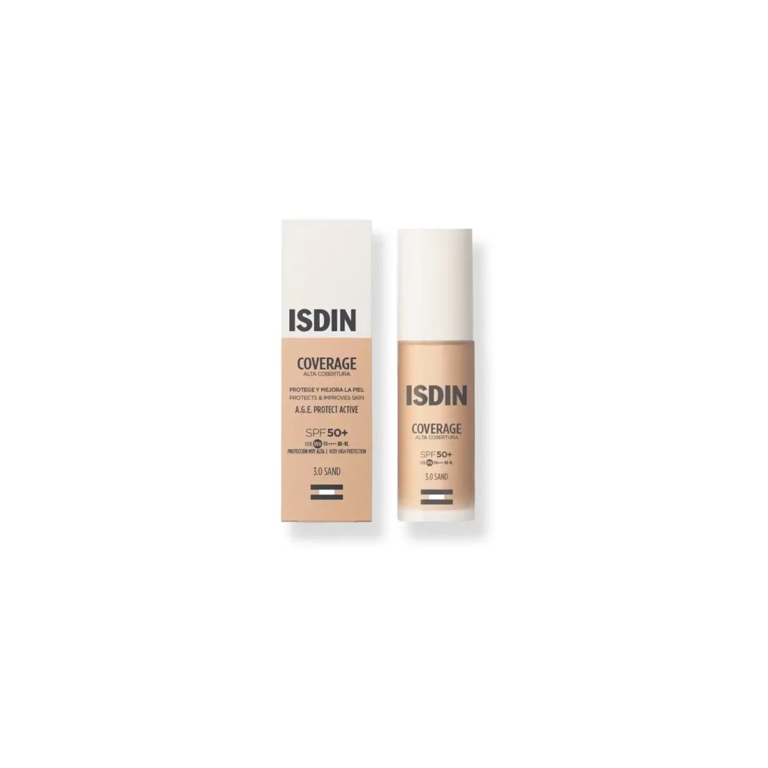 Isdin Coverage Alta Cobertura SPF50+ Color Sand 30 Gr