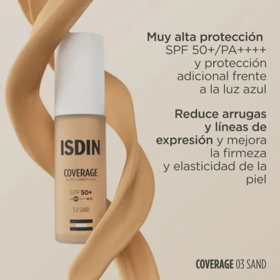 Isdin Coverage Alta Cobertura SPF50+ Color Sand 30 Gr