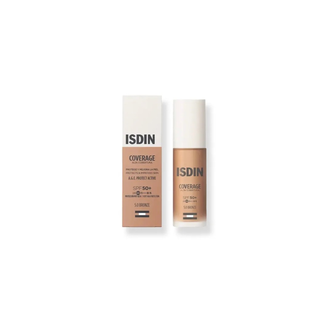 Isdin Coverage Alta Cobertura SPF50+ Color Bronze 30 Gr